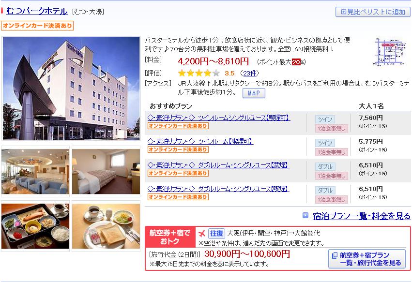 むつパークホテル