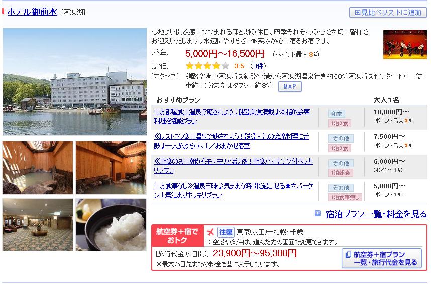 ホテル御前水