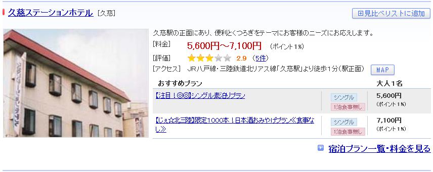 久慈ステーションホテル